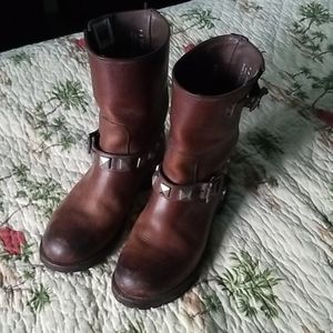 Frye womens leather boots size 9